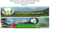 Desktop Screenshot of camping-les-taillas.com