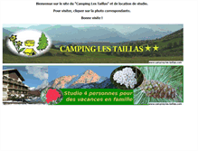 Tablet Screenshot of camping-les-taillas.com